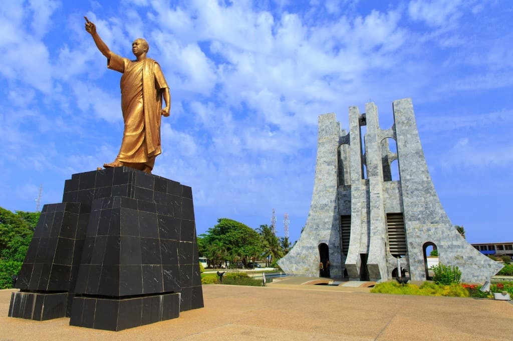 Kwame Nkrumah Memorial Park and Mausoleum in Accra, Ghana