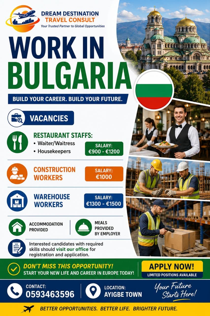 WORK IN BULGARIA — main